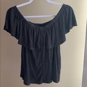 AEO Off Shoulder Tee Shirt (No holes or stains)